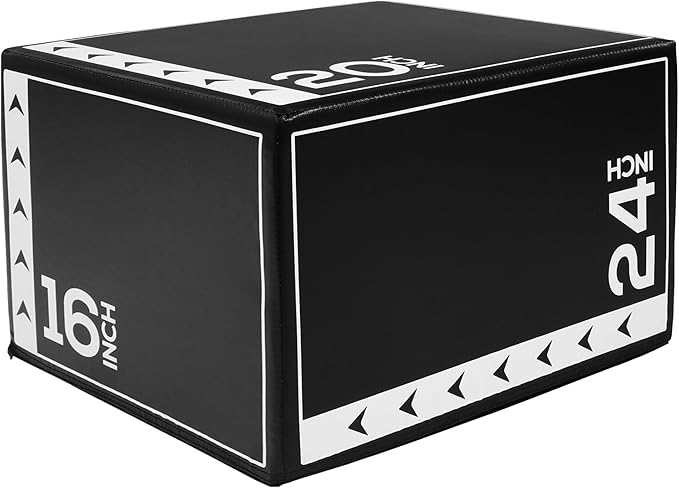 BalanceFrom Plyo Jumping Exercise Box, Home Gym Workout Trainer, Multiple Options