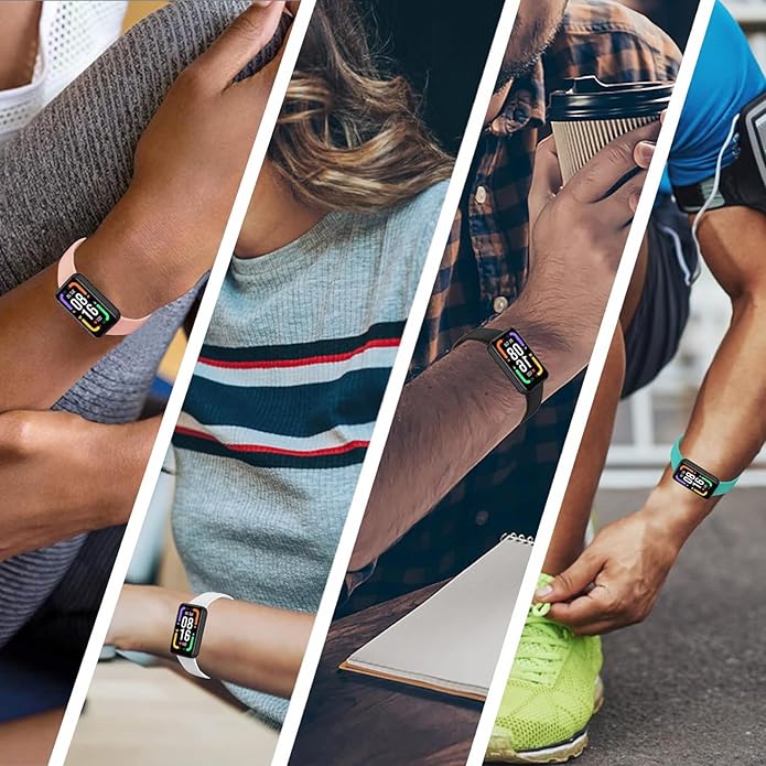 Bands Compatible for Xiaomi Redmi Smart Band Pro Strap Replacement Classic Sport Wristband for Women Men, Breathable Waterproof Smartwatch Band Accessories for Redmi Smart Band Pro