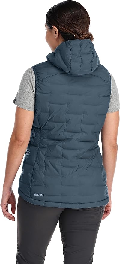 Rab Women's Cubit Stretch Down Insulated Lightweight Vest for Hiking, Climbing, and Skiing