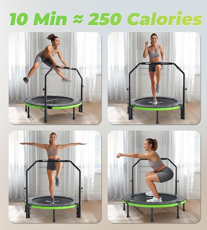 BCAN 40"/48" Foldable Mini Trampoline 330lbs/440lbs