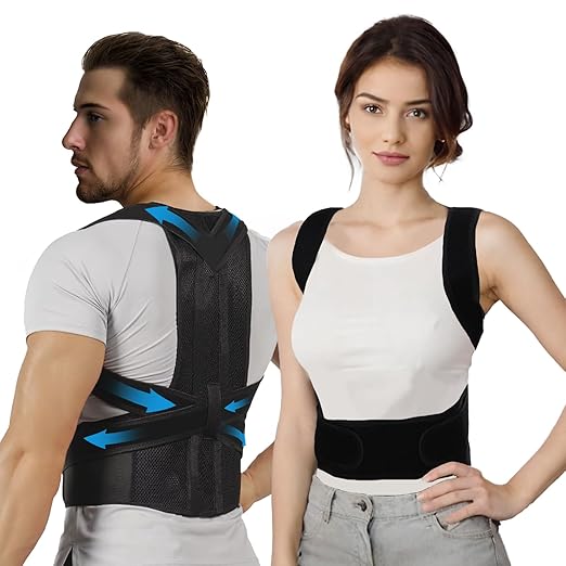 Back Brace Posture Corrector for Women and Men, Full Back Support Straps Straightener, Hunchback Improve Posture-Shoulder, Lumbar and Upper Lower Back Pain Relief (Small)