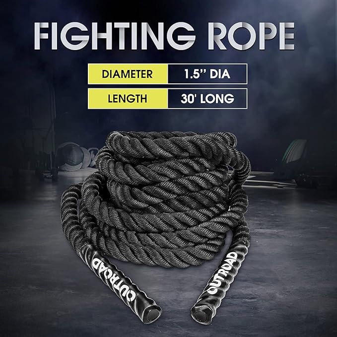Battle Ropes 1.5 inch 30 ft - Polyester