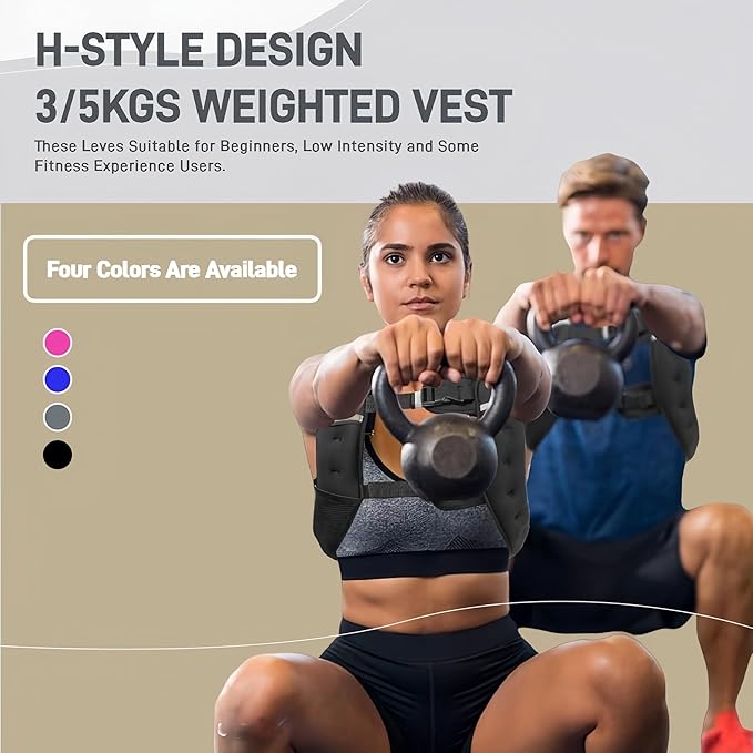 Weighted Vest for Women Men Kids, 6lbs/12lbs/4-10lbs Adjustable Weight Vest with Reflective Stripes, Upgrade Strength Training Vest for Running, Body Workout, Jogging, Cadio, Walking