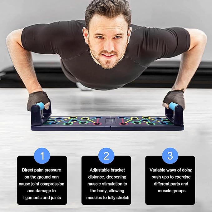 Workout Equipment - Push Up Board for Men