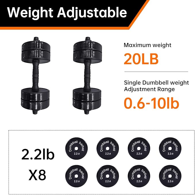 Nice C Weights 20-40-50-70LB 3-in-1 3-in-1 set,