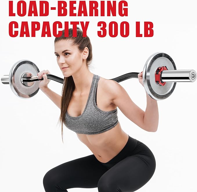 Olympic Barbell Weight Bar for Weightlifting 7ft/6ft/5ft for 500lbs/400lbs/330lbs Weight