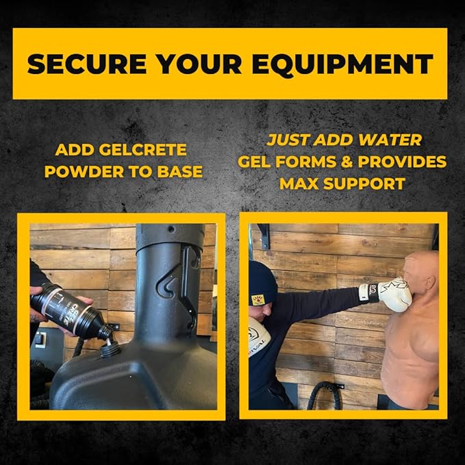 Polymer for Anchoring Down Basketball Goals, Freestanding Punching Bag, Outdoor Umbrella, Volleyball Nets, Etc. JUST ADD Water - Replaces Sand & Sandbags for Bases 16 oz