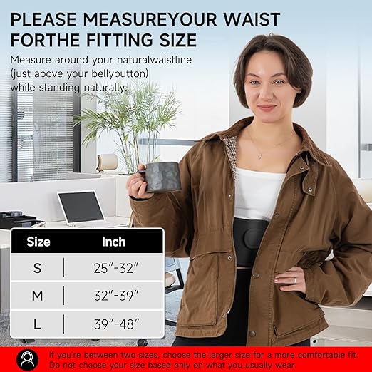 Back Brace Posture Corrector for Women and Men with Heating Pad, Adjustable Full Back Support Brace, Heating Pad for Back Pain Relief -Hunchback, Spine Corrector (Black, Medium)