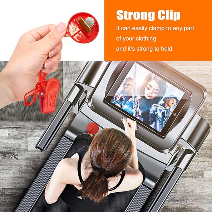 Treadmill Magnet Safety Key for NordicTrack, Proform, Image, Weslo, Reebok, Epic, Golds Gym, Freemotion, and Healthrider Treadmills