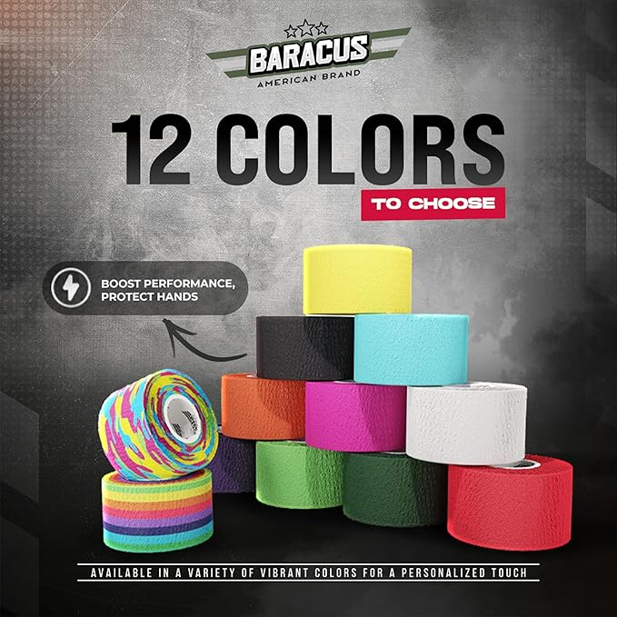 BARACUS Premium Thumb Tape Cross Training and Weightlifting for The Best Hook Grip - 23 ft Long - WOD Tape Chalk and Sweat Proof - Hook Grip Lifting Athletic Thumb Tape (Royal Purple)