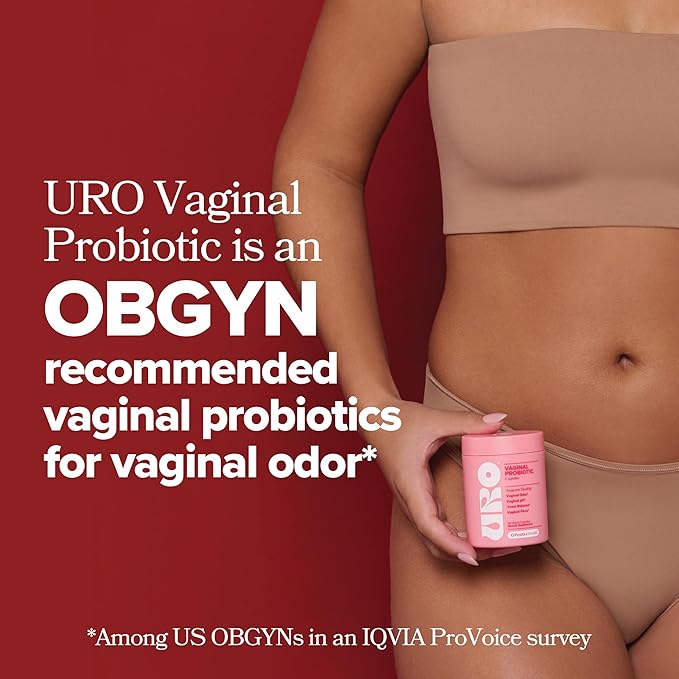 URO Vaginal Probiotics for Women pH Balance 60 Count 2)