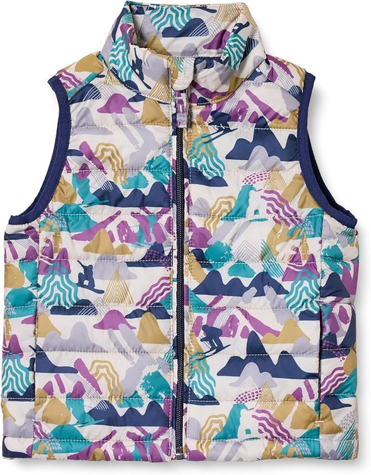Amazon Essentials Boys and Toddlers' Lightweight Water-Resistant Packable Puffer Vest