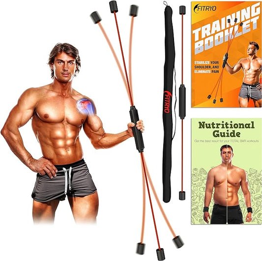 Flex Fitness Body Bar for Physical Therapy &