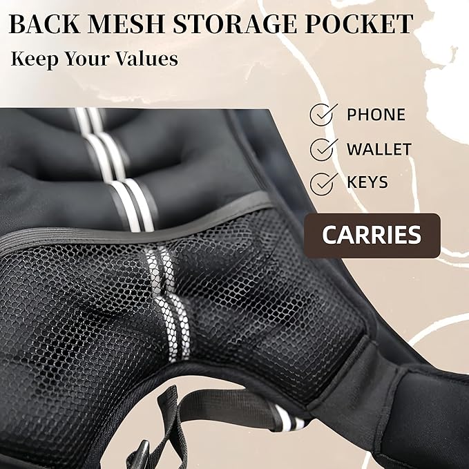 Weighted Vest for Women Men Kids, 6lbs/12lbs/4-10lbs Adjustable Weight Vest with Reflective Stripes, Upgrade Strength Training Vest for Running, Body Workout, Jogging, Cadio, Walking