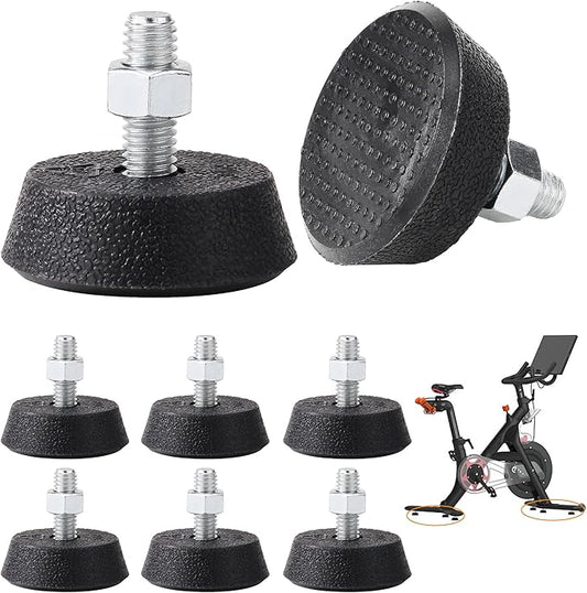 Replacement Excerise Bike Leveling Screw Foot Pads 3/8 in for peleton Bike Stabilizer Feet