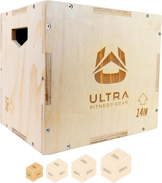 Plyo Box - Wooden 3-in-1 Plyometric Jump Box