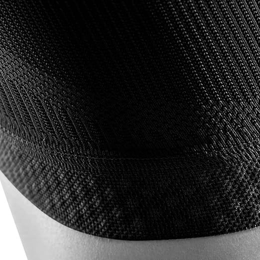 Bauerfeind Sports Compression Knee Sleeve - Lightweight Design with Gripping Zones for Knee Pain Relief & Performance, Black, Size L