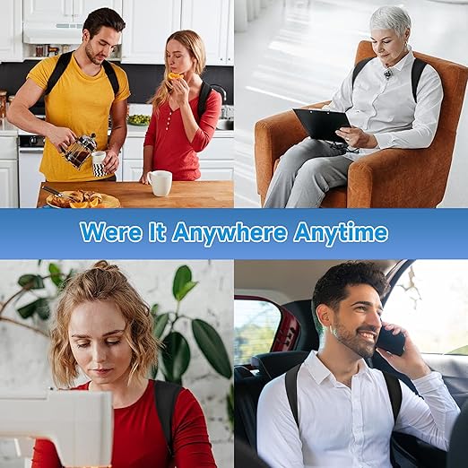 Back Straightener Posture Corrector for Women and Men, Adjustable Back Posture Corrector for Back Support, Upper Back Brace Shoulder Straightener for Women, Black M