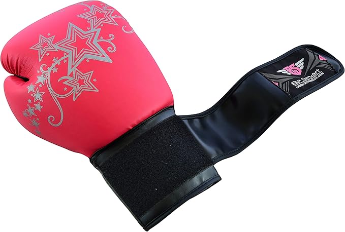 Be Smart Kids Boxing Gloves 4-12 Years 4oz 6oz Training Gloves for Children Sparring Youth Boxing Gloves Junior Training Mitts Punch PU Leather MMA Muay Thai Kick Boxing