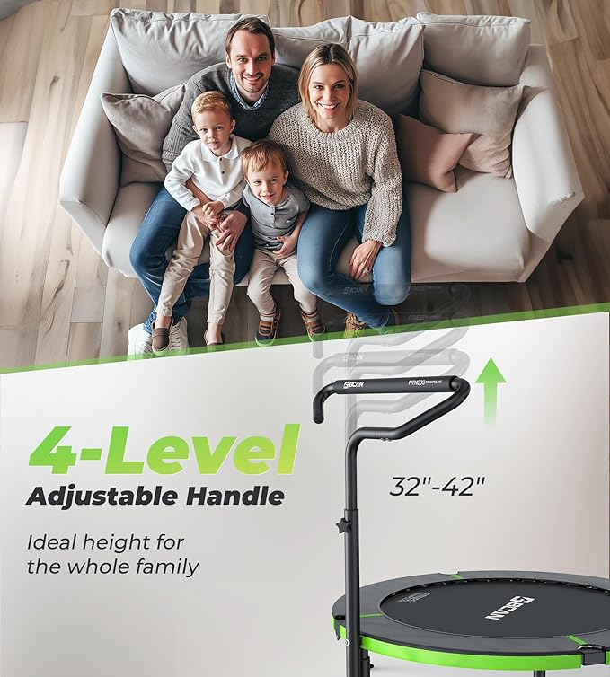 BCAN 40"/48" Foldable Mini Trampoline 330lbs/440lbs