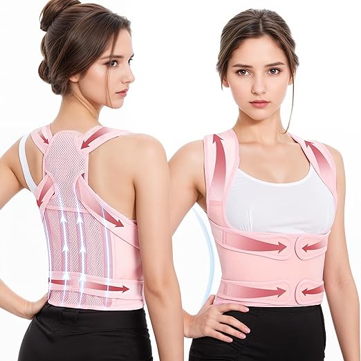 Back Posture Corrector for Women - Adjustable Straightener Back Brace Posture Corrector Under Clothes