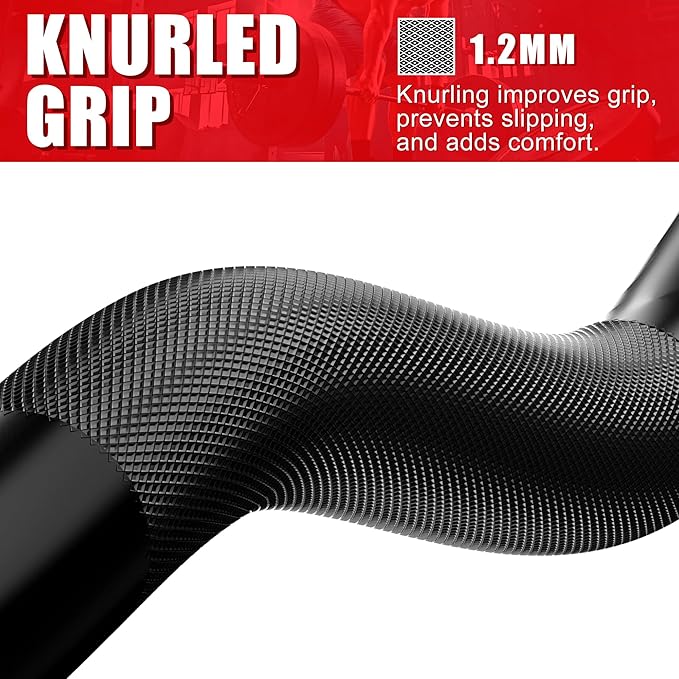 Olympic Barbell Weight Bar for Weightlifting 7ft/6ft/5ft for 500lbs/400lbs/330lbs Weight