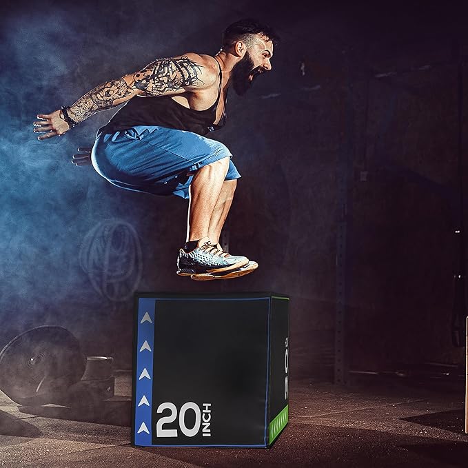 BalanceFrom Plyo Jumping Exercise Box, Home Gym Workout Trainer, Multiple Options