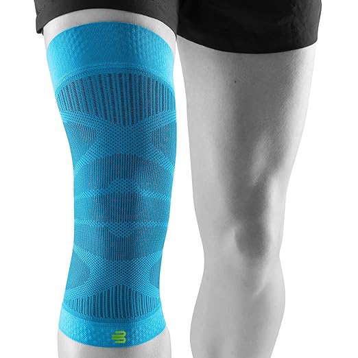Bauerfeind Sports Compression Knee Sleeve - Lightweight Design with Gripping Zones for Knee Pain Relief & Performance, Rivera, Size XL