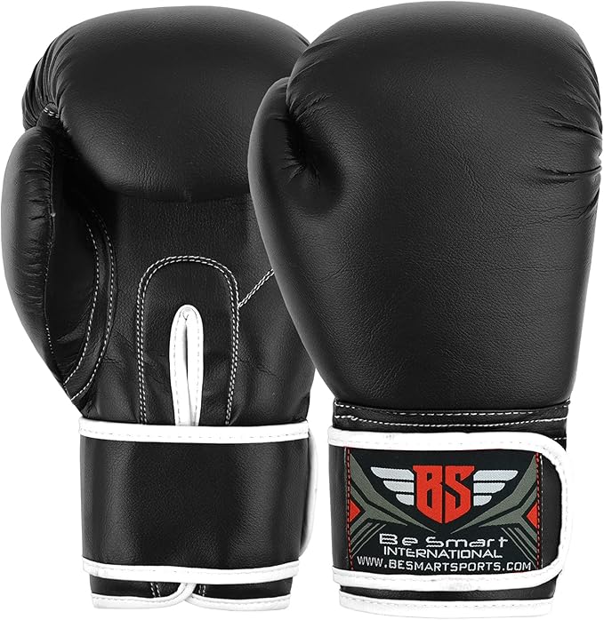 Be Smart Kids Boxing Gloves 4-12 Years 4oz 6oz Training Gloves for Children Sparring Youth Boxing Gloves Junior Training Mitts Punch PU Leather MMA Muay Thai Kick Boxing