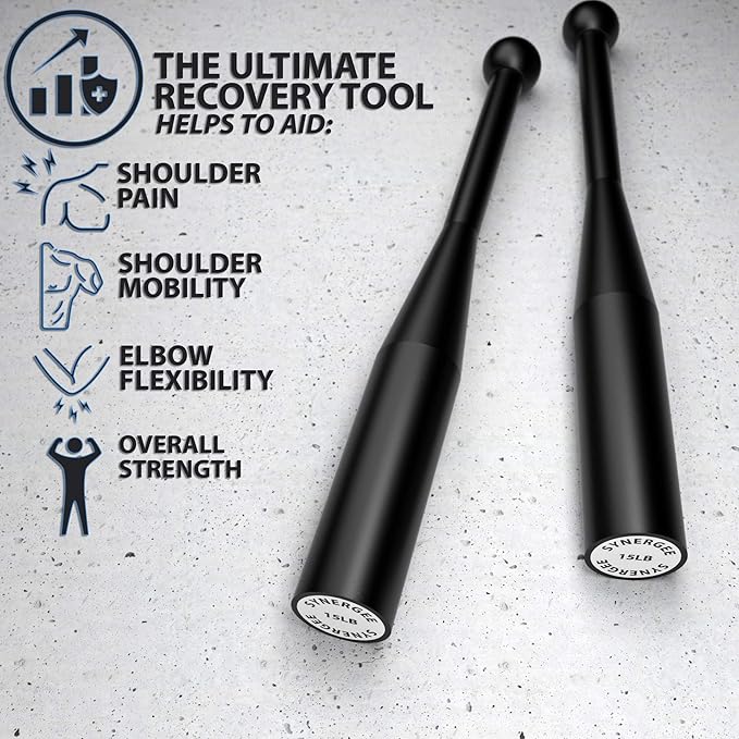 Synergee Indian Clubs 1lb 2lb, 5lb, 5lb, 10lb 10lb & 15lb. Power