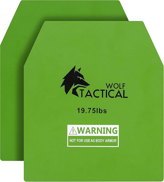 WOLF TACTICAL Weight Vest Plates - 5.75/8.75/14.5/19.75LB Pairs