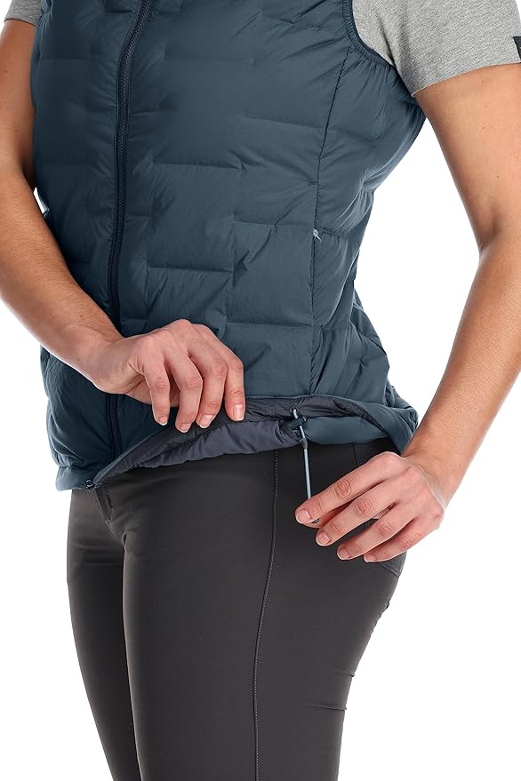 Rab Women's Cubit Stretch Down Insulated Lightweight Vest for Hiking, Climbing, and Skiing