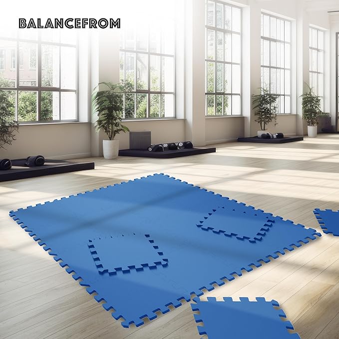 BalanceFrom Puzzle Exercise Mat with EVA Foam Interlocking