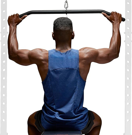 Sunny Health & Fitness Power Cage Squat Rack Upgrade Attachments, Dip Bar, Plate Bar Holder, Belt Squat, J Hook, Lat, Adapter, U Ring, Pull Up Bar, Landmine, Captain's Chair, Tricep Rope For Home Gym