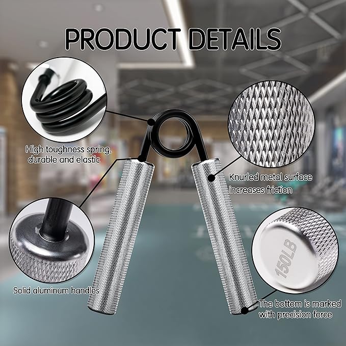 Grip Strength Trainer 50LBS-300LBS Metal