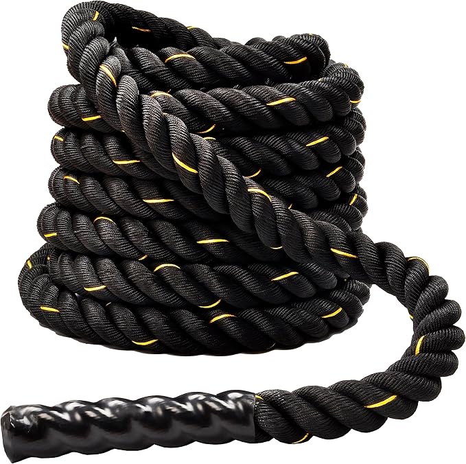Battle Rope 1.5Inch 2 Inch Diameter Poly Dacron 30 FT, 40 FT, 50 FT