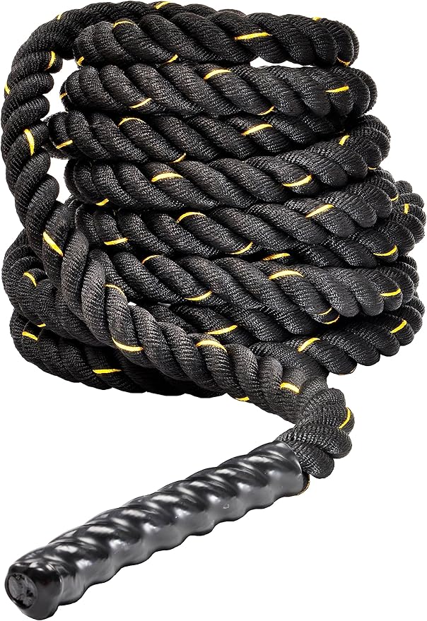 Battle Rope 1.5Inch 2 Inch Diameter Poly Dacron 30 FT, 40 FT, 50 FT