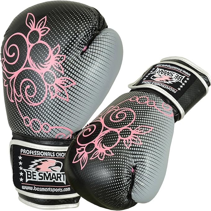 Be Smart Kids Boxing Gloves 4-12 Years 4oz 6oz Training Gloves for Children Sparring Youth Boxing Gloves Junior Training Mitts Punch PU Leather MMA Muay Thai Kick Boxing
