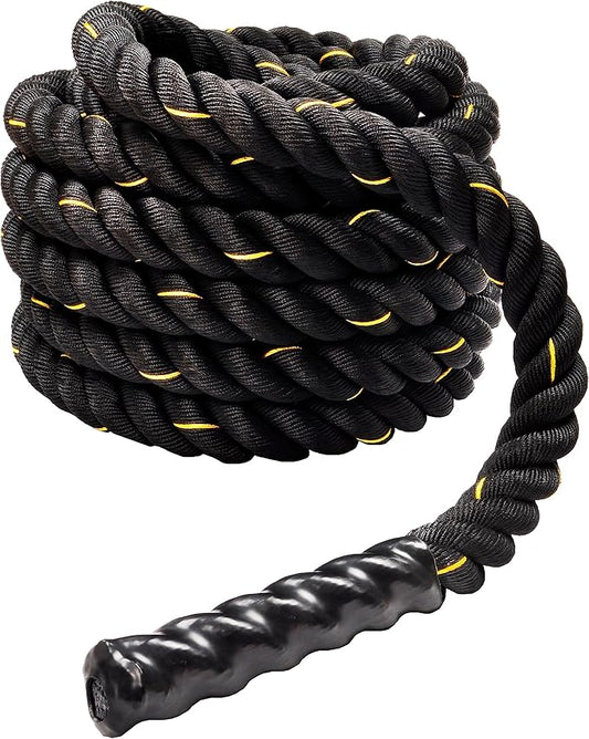Battle Rope 1.5Inch 2 Inch Diameter Poly Dacron 30 FT, 40 FT, 50 FT