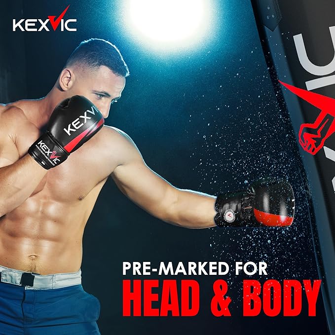 Punching Bag for Adults 4FT- Premium Heavy Duty Boxing Bag Set with 12OZ Boxing Gloves –Unfilled Hanging Kickboxing Bag for MMA, Karate, Judo, Muay Thai and Self Defense Training
