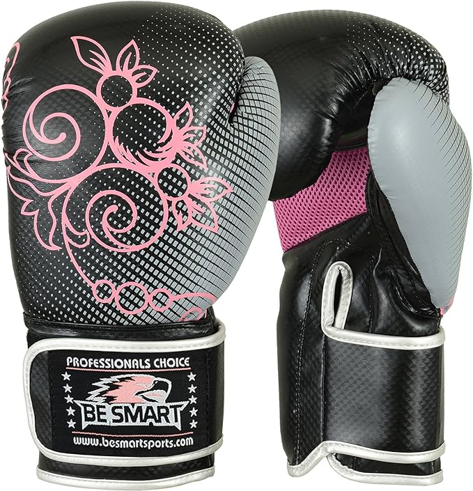 Be Smart Kids Boxing Gloves 4-12 Years 4oz 6oz Training Gloves for Children Sparring Youth Boxing Gloves Junior Training Mitts Punch PU Leather MMA Muay Thai Kick Boxing