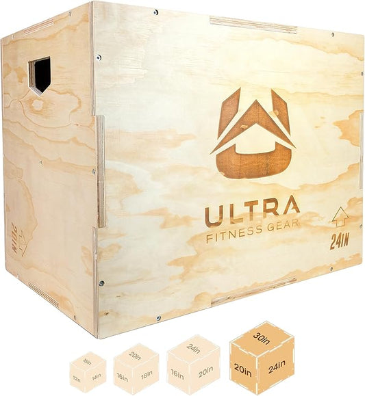 Plyo Box - Wooden 3-in-1 Plyometric Jump Box