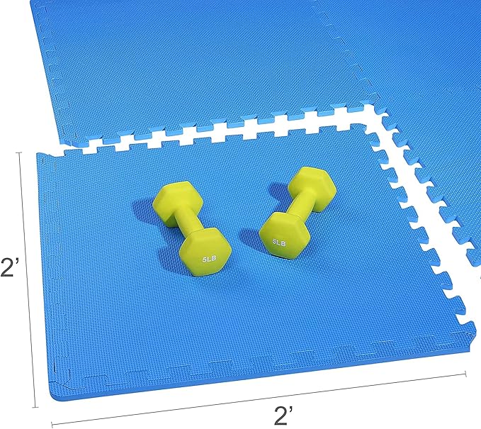 BalanceFrom Puzzle Exercise Mat with EVA Foam Interlocking