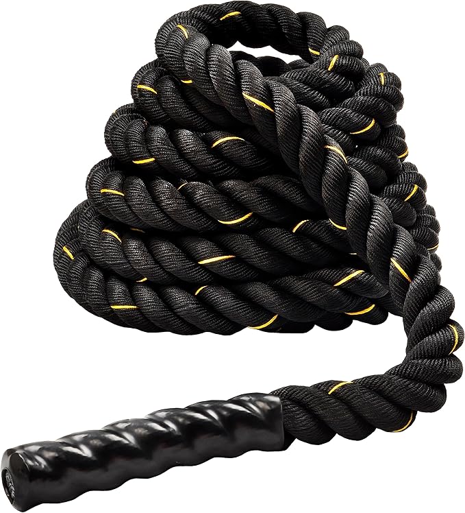 Battle Rope 1.5Inch 2 Inch Diameter Poly Dacron 30 FT, 40 FT, 50 FT